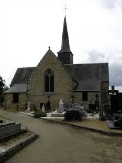 Voici l'église Notre-Dame-de-la-Visitation, à Vieuvy. Village Mayennais, il se situe en région ...
