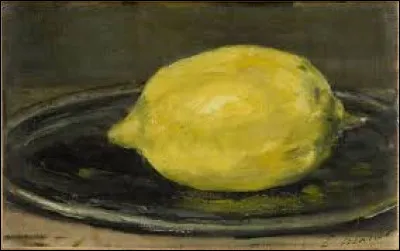 Qui a peint ce tableau intitulé "Le Citron" ?
