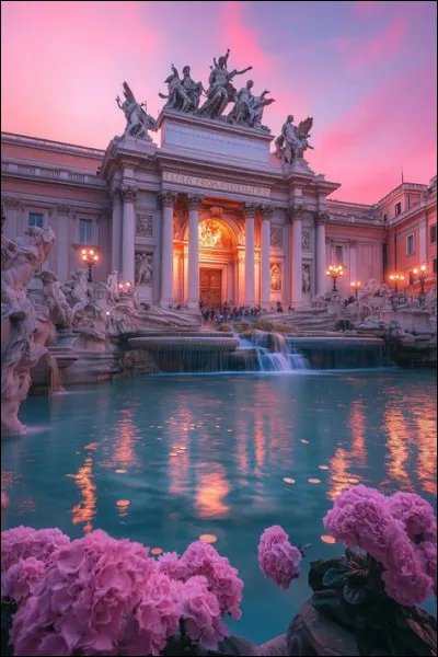 Vous pourrez découvrir la magnifique fontaine de Trevi lors de votre prochain séjour à Venise !