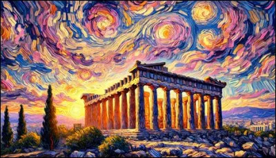 Le Parthénon a été érigé à Athènes en hommage au dieu Apollon.