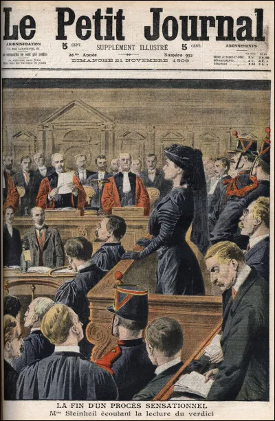 Marguerite Steinheil est jugée en novembre pour un double assassinat. Quel était son surnom ?