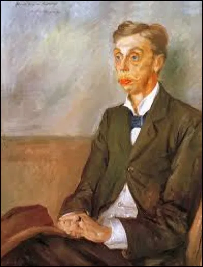 ''Portrait du comte Eduard von Keyserling'' est une toile réalisée en 1900. Quel peintre allemand est l'auteur de cette toile ?