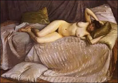 De ces trois impressionnistes, lequel a exécuté cette toile nommée ''Femme nue étendue sur un divan'', en 1873 ?