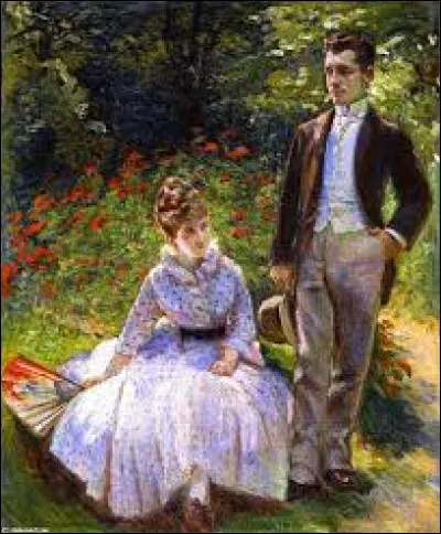 Huile sur toile réalisée en 1886, ''Pierre et sa tante Louise dans le jardin'' est l'uvre d'une impressionniste. Parmi les trois artistes citées ci-dessous, laquelle a exécuté ce tableau ?