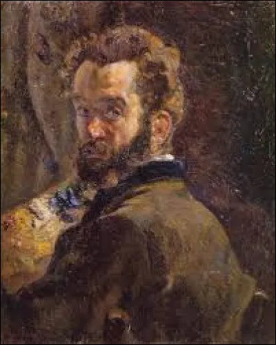 En 1878, quel artiste a fait son autoportrait assis derrière son chevalet ?