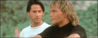 En 1991, Patrick Swayze et Keanu Reeves interpr&egrave;tent deux surfeurs dans le film "Point Break".