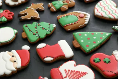 Cest Noël dans ton école ! Tu dois cuisiner des biscuits de Noël ; comment vas-tu les décorer ?