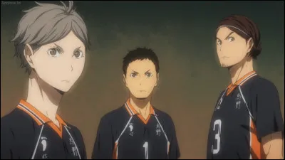 Lesquels sont en 3e année à Karasuno ?