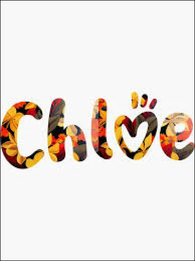 La Sainte Chloé se fête le 5 novembre d'après le calendrier.