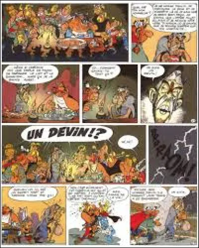 Que produit la potion de Panoramix, dans "Le Devin" ?