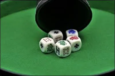 Quel est le nom de ce jeu de dés, associé au "menteur" ?