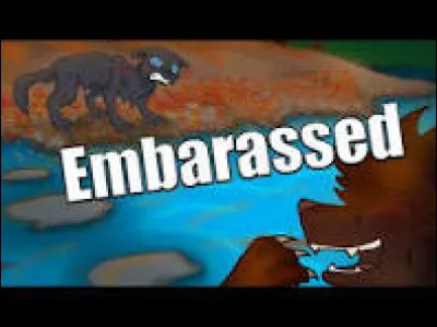 Tu rencontres, lors d'une assembl&eacute;e, un matou du Clan de la Rivi&egrave;re qui t'attire beaucoup. Celui-ci semble &eacute;norm&eacute;ment te remarquer. Tu le croises sur ton territoire, sur les rochers du soleil. Tu lui demandes ce qu'il fait ici et il te r&eacute;pond que les rochers &eacute;taient bien plus chauds pour la sieste. Que r&eacute;ponds-tu ?