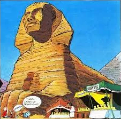 Dans "Astérix et Cléopâtre", qui a cassé le nez du Sphinx ?
