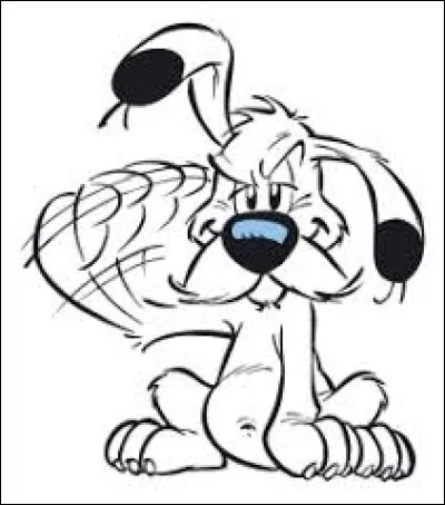 Dans l'histoire courte "Chanteclairix, le coq gaulois", quelle est la particularité d'Idéfix ?