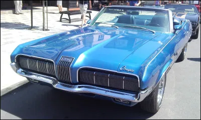 Quel est le nom de ce modèle produit par Mercury de 1967 à 1970 ?