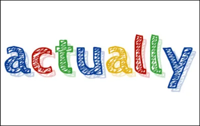 Vrai ou faux 
« Actually » signifie « actuellement » en français.