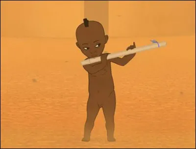 Quel est le nom de ce personnage de fiction un enfant de taille minuscule, nu, rapide et très intelligent ?