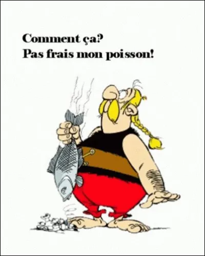 Dans les BD d'Astérix, quel est le nom du poissonnier du village ?