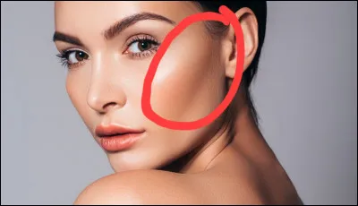 Est-ce que tes pommettes sont saillantes ?