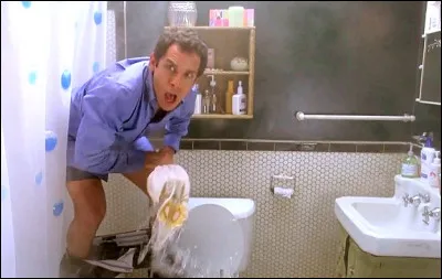 Dans quel film comique Ben Stiller a des déboires dans les WC ?