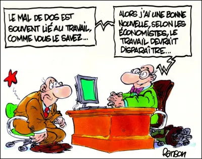 Vous avez mal au dos, même en dormant, mais rassurez-vous, le docteur Moquette, ex-interne de la faculté de médecine de Groland, vous donne la solution !