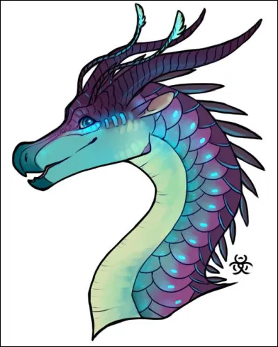 Je suis un Soie de Feu qui respecte les règles et qui est affectueux. Je suis bleu, comme mon nom. Qui suis-je ?