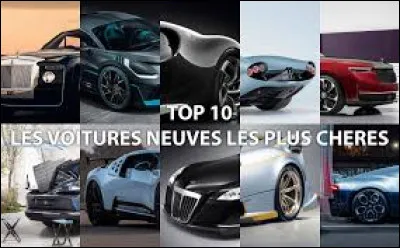 Quelle est la voiture la plus chère du monde actuellement ? (2025)