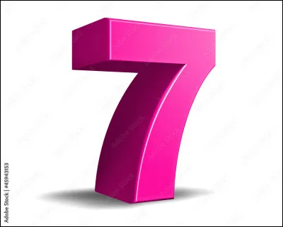 Comment dit-on "sept" en anglais ?