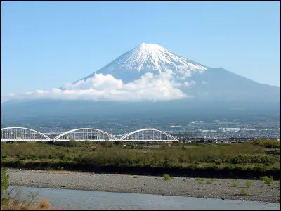 Sur quelle île du Japon se situe le mont Fuji ?