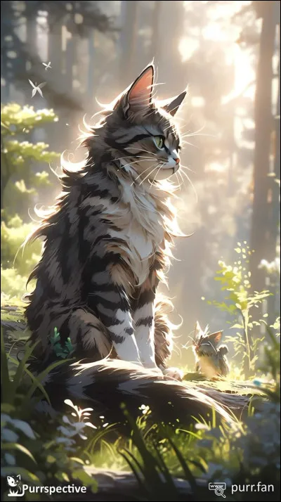 La femelle de ce couple est-elle morte en mettant au monde ses chatons, voire peu après ?
Je tiens à préciser que Brise de Nénuphar est morte peu après. Alors, en ce qui la concerne, la réponse est oui.