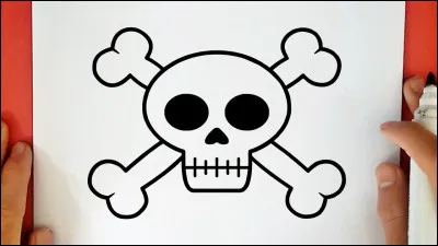 Comment est représenté le pavillon pirate d'Alvida ?