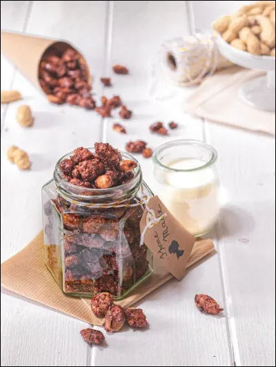 Comment sont appelées ces cacahuètes caramélisées ?