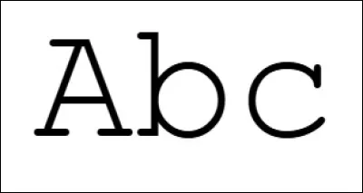 Quel est le nom de cette police d'écriture ?