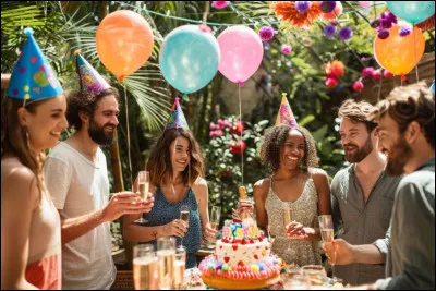Qu'est-ce qui n'est pas un symbole d'une fête d'anniversaire ?