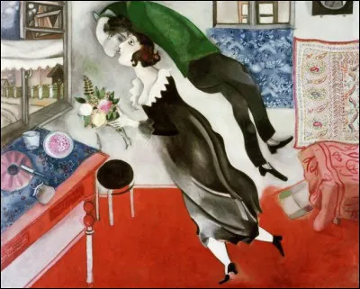 Le tableau appelé "L'Anniversaire" de Marc Chagall date du...