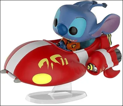 Quel est le nom du vaisseau que Stitch a pris pour aller sur la planète Terre ?