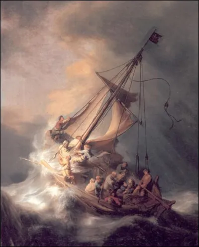 Qui a peint "Le Christ dans la tempête", uvre dérobée au musée de Boston en 1990 ?