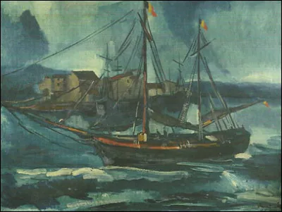 Qui a immortalisé ce "Voilier dans la tempête" ?