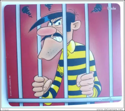 Comment se nomme le gardien du pénitencier dans les albums de "Lucky Lucke" ?