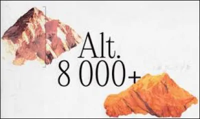 Combien trouve-t-on de sommets de plus de 8000 mètres d'altitude ?