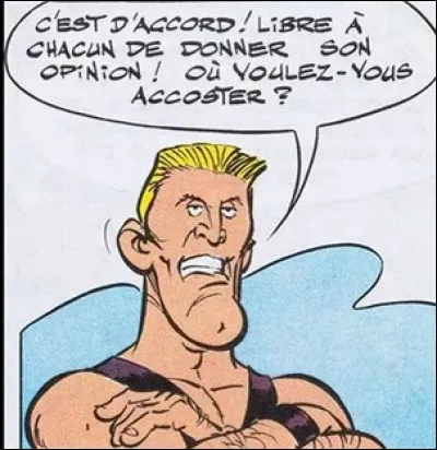 Qui est ce Grec Spartakis dans l'album ''La Galère d'Obélix'' ?