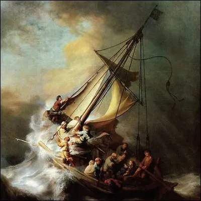 Toujours victime du plus grand casse jamais vu dans le domaine de l'art, le tableau "Le Christ dans la tempête" a également disparu à Boston. Quel artiste néerlandais en était l'auteur ?