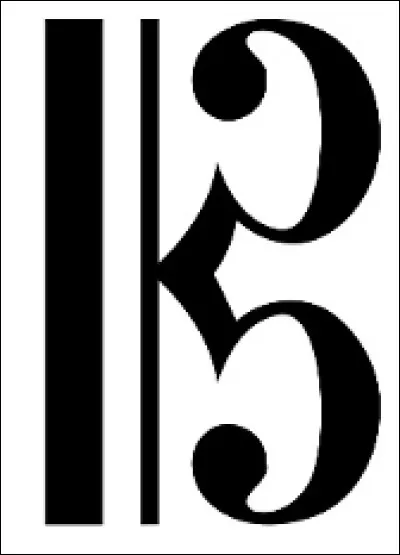 Quel est le nom en 2 lettres de cette clé musicale ?