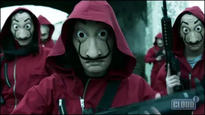 Dans quelle série un professeur de philosophie cache son identité derrière un masque de Dali pour braquer la Fabrique nationale de la monnaie et du timbre ?