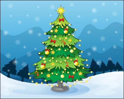 Noël : un petit sapin s'est attardé dans la forêt un soir de réveillon de Noël. Il est invité chez les Dupont et va être en retard. Que dit-il ?