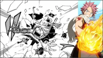 Sur qui Natsu tombe-t-il en sortant de l’espace temporel d’Acnologia ?