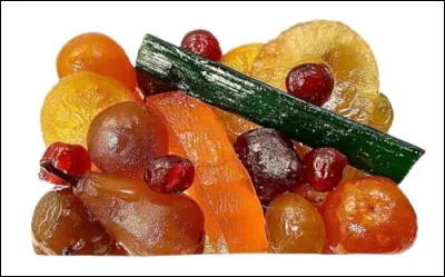 Angélique : si elle est de Niort, de quelle couleur est ce fruit confit ?