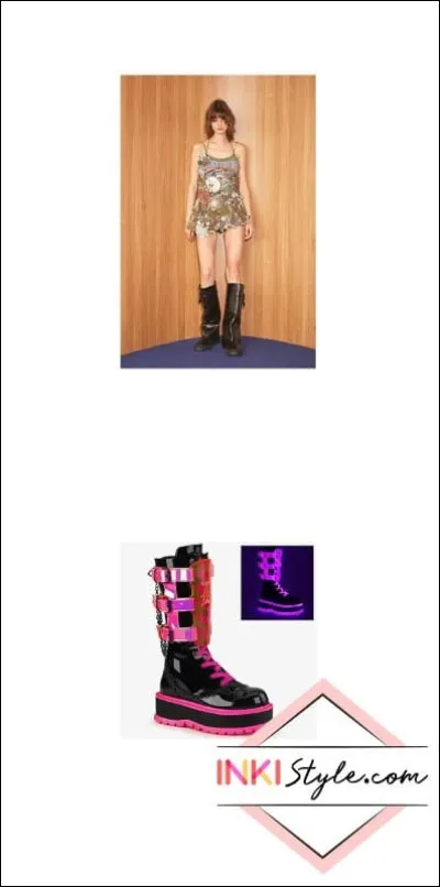 C'est une rappeuse qui porte cette tenue :