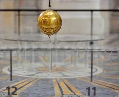 Cette boule suspendue qui se balance est une expérience du...