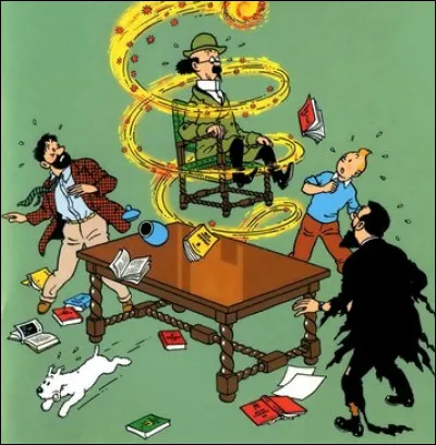 Dans l'album d'Hergé, comment sont les boules ?